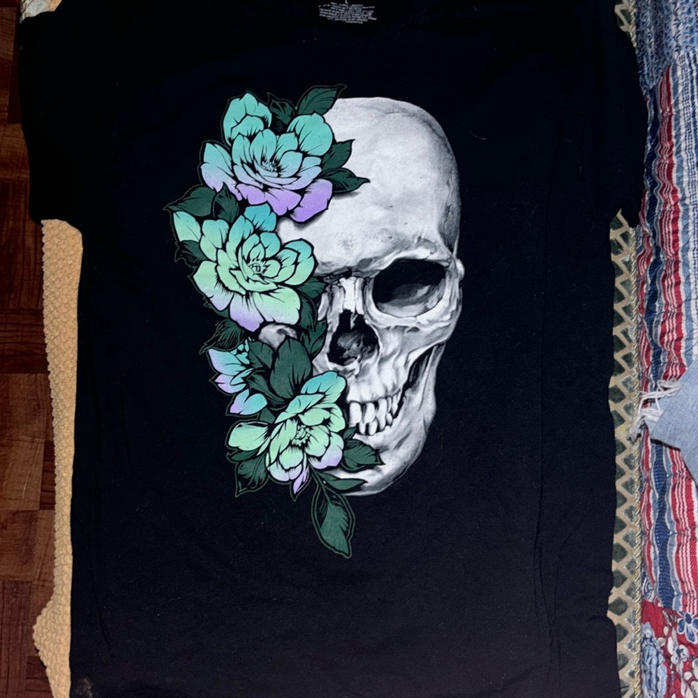 Large black shirt